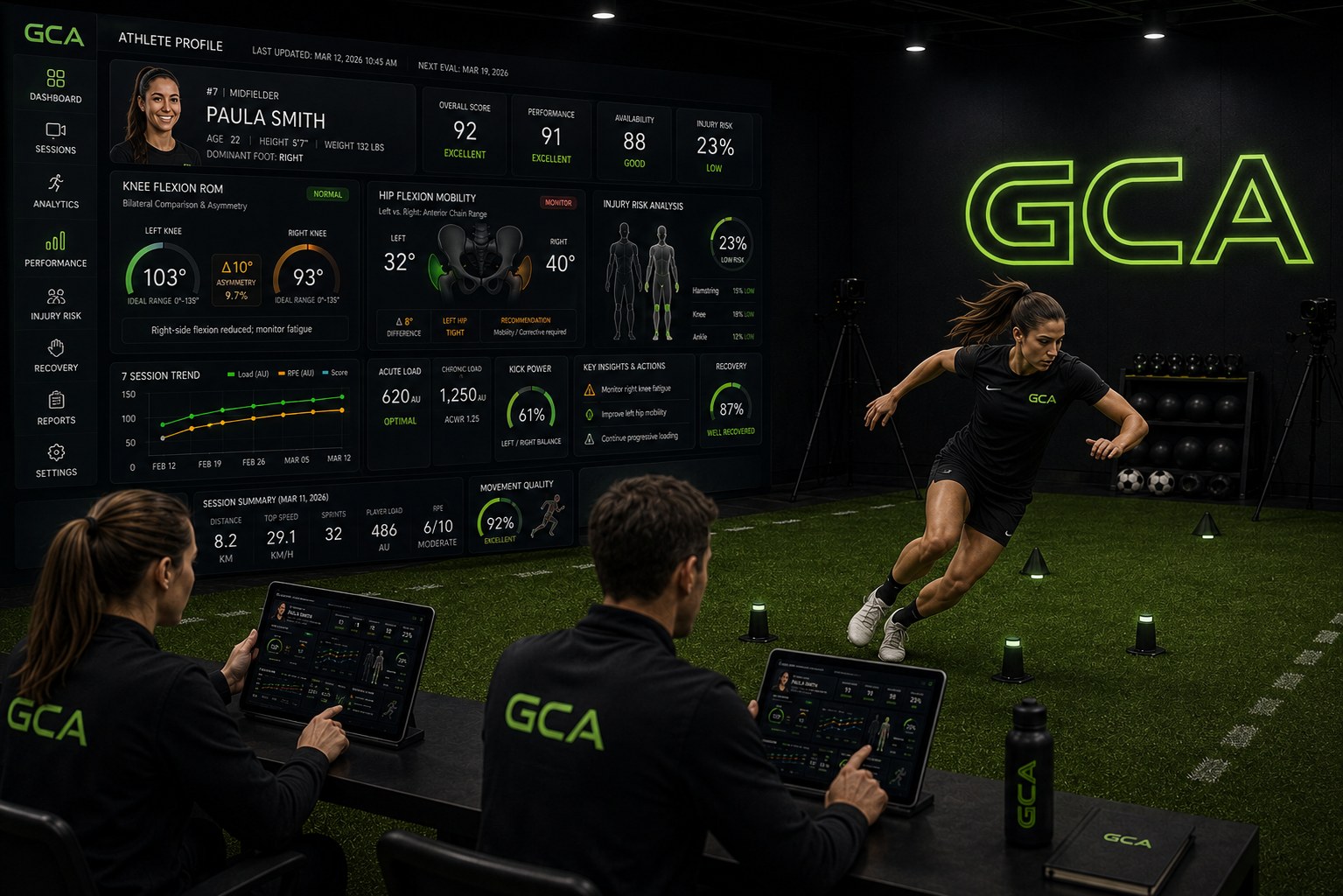 GCA Sensor System Lab Validated